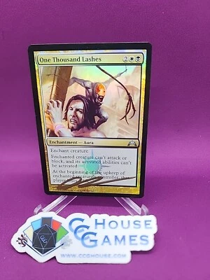 MTG One Thousand Lashes Foil Signed Daarken Gatecrash Magic Artist *CCGHouse* - Image 1 of 4