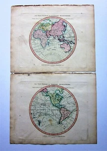 Mapa del mundo 1801 Laurie Whittle New Holland nativos americanos Cook Voyages paso NW. - Imagen 1 de 21
