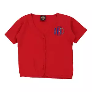 Harley Davidson Graphic T-Shirt - XL Red Cotton - Picture 1 of 9