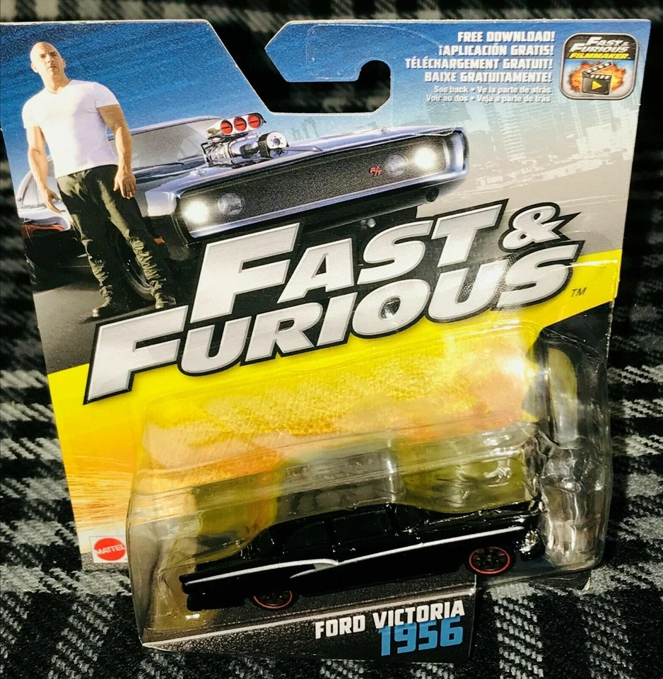 1:55 Fast & Furious F8 Die Cast Ford Victoria 1956 - Numero 4 Of 32 - FCF39 - Immagine 1 di 2