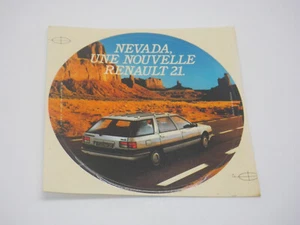 Nevada Renault 21 - Sticker Autocollant Vintage - Picture 1 of 1