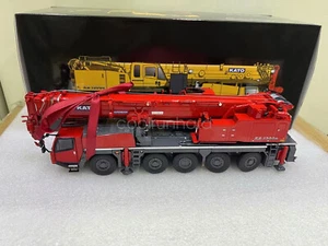 1/50 KATO KA-1300R Auto Gru Ingegneria Camion Meccanico Modello Lega Rossa - Foto 1 di 7