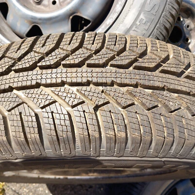 4x 185/70 R14 Semperit Winterreifen auf Stahlfelge für Audi C3, Typ 44, 4 Loch - Bild 1 von 4