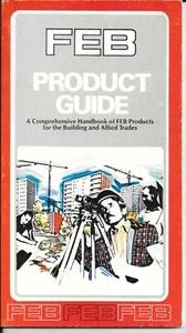 Vintage FEB PRODUCT GUIDE, Comprehensive Handbook of FEB Products, Original - Bild 1 von 11
