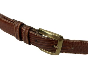 Christian Dior Unisex Burgundy Belt Skinny Split Leather 219137 Made in Spain 32 - Picture 1 of 7