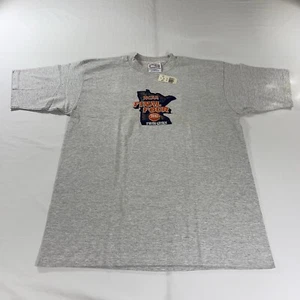 Vintage L 1992 NCAA Final Four T-Shirt Single Stitch 90s Minnesota Twin Cities - Picture 1 of 13