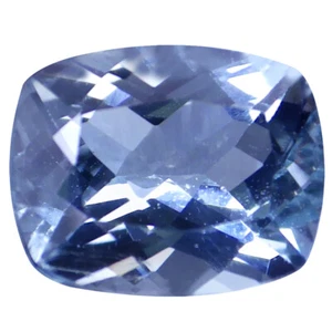 Cojín Fabuloso 0,99 ct (7 x 6 mm) Aguamarina Azul Cielo Sin Calentar/Sin Tratar - Imagen 1 de 1