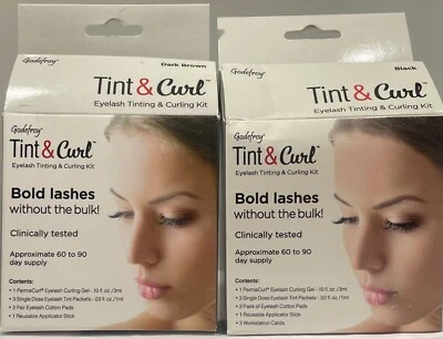 (AS IS) Godefroy Tint & Curl Eyelash Tinting & Curling Kit - MISSING EYE GEL - Image 1 of 3