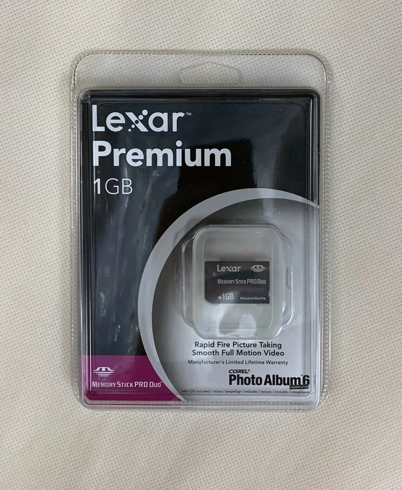 NEW LEXAR PREMIUM Memory Stick 1GB Photo Album 6 - Image 1 of 1