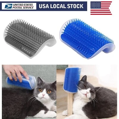1/2x Auto Acicalador para Gatos con Peine de Masaje para Pared de Hipna Rascador Cepillo de Acicalamiento Herramienta Foto 1 de 4