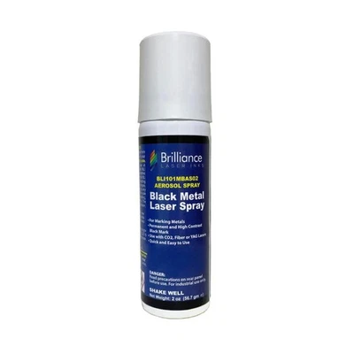 Spray de marcação a laser preto aerossol 2 oz para marcas de metal de alto contraste | Permanente... - Imagem 1 de 4