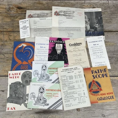 Pathescope Projector Catalogue Instructions Brochure Ephemera Etc - Image 1 of 4