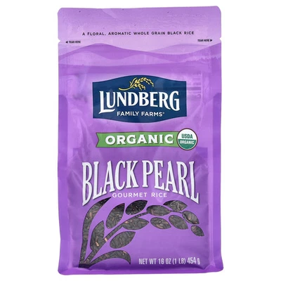 Organic Black Pearl Gourmet Rice, 1 lb (454 g) - Image 1 of 2
