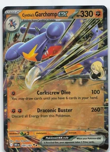 Cynthia's Garchomp ex - 104/182 Double Rare Holo SV10: Destined Rivals NM Pokémo - Picture 1 of 2