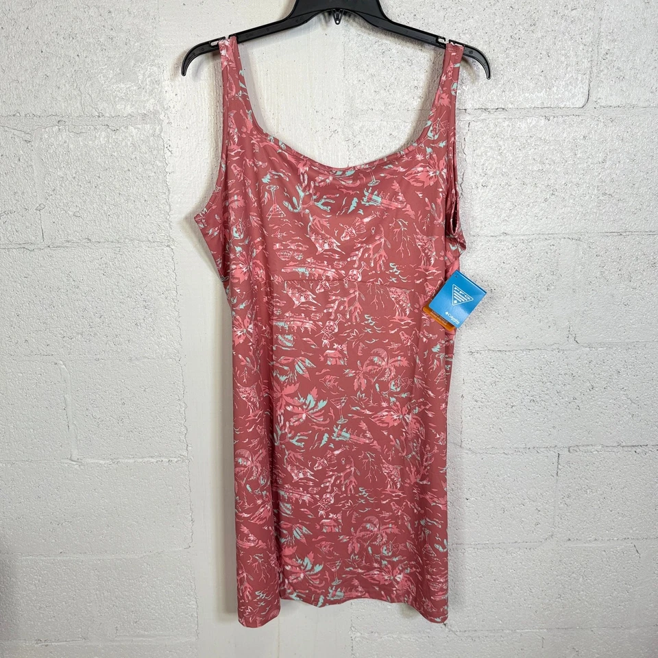 Columbia Women's PFG Freezer III Dress Sandalwood Pink 2X
