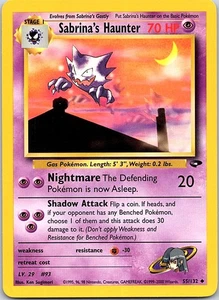 Sabrina's Haunter 055/132 Gym Challenge Uncommon LP - Picture 1 of 2