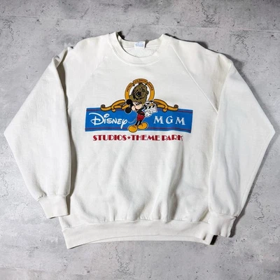 Vintage 80s Disney World MGM Studios Theme Park Disneyland Sweatshirt • Large  - Image 1 of 4