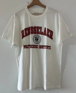 Camiseta Campeón Instituto Politécnico Rensselaer Talla L Blanca - Imagen 1 de 6