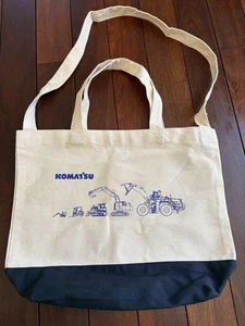 Borsa Komatsu Tote Bag Tracolla Novità Macchinario Pesante - Foto 1 di 2