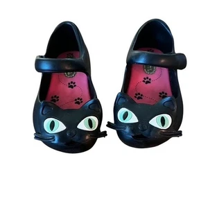 Scarpe Mini Melissa Ultragirl II nere gatto Mary Jane taglia 6 - Foto 1 di 5