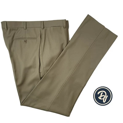 Pantalones de lana para hombre 38 W Brooks Brothers "vellón dorado" marrón claro tejido pesado Foto 1 de 4