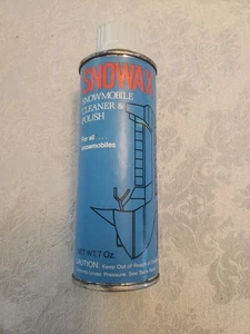 Vintage Snowax Reiniger Politur Sno-glo Belmont Michigan voll - Bild 1 von 4