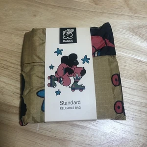 BAGGU Joonbug Standard Nylon wiederverwendbare Tasche Solo Skate jamaikanischer Künstler Neu mit Etikett - Bild 1 von 6