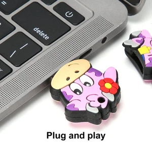 Cartoon-U-Disk In Kunststoffoptik Hochgeschwindigkeits-Flash-Laufwerk-Spei CHP - Afbeelding 1 van 22