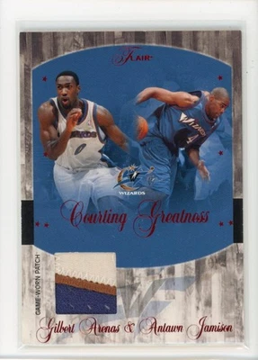 2004-05 Flair #CG-GA Gilbert Arenas / Antawn Jamison Courting Greatness #/50 - Image 1 of 2