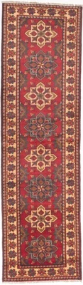 Vintage Hand-knotted Runner Rug 2'10" x 9'6" Traditional Oriental Wool Carpet - Image 1 of 2