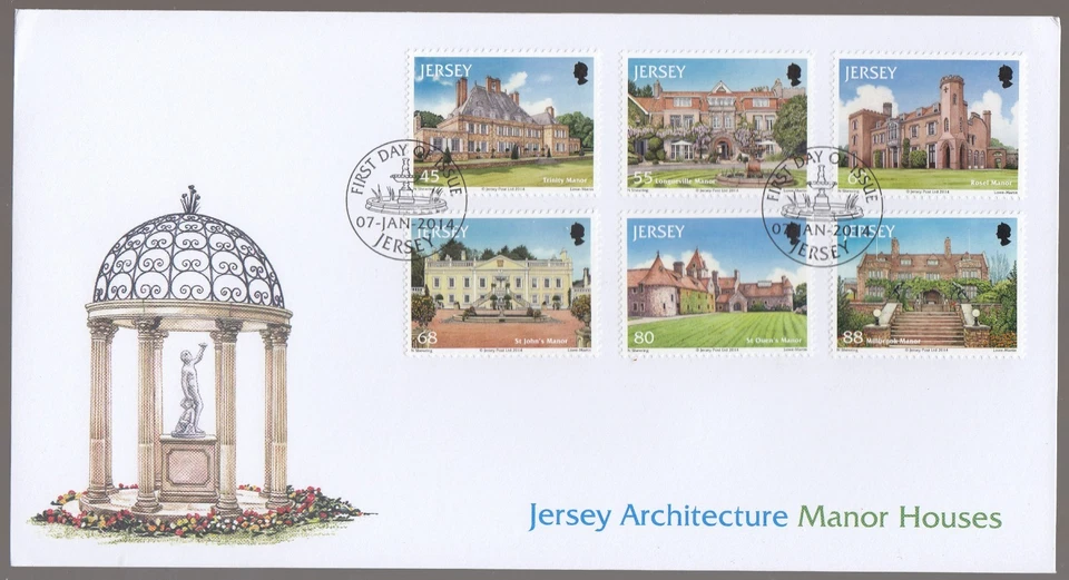 Jersey 2014 FDC Jersey Architecture - Manor Houses - Image 1 of 1