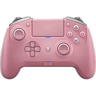 PS4 Officially Controller Razer Raiju Tournament Edition Quartz Pink w/Box F/S - Image 1 of 4