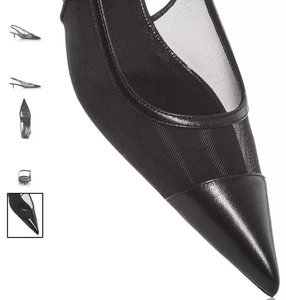 Saint Laurent Women's Oxalis Slingback Kitten Heel Pumps 30mm $1,050 - Picture 1 of 15