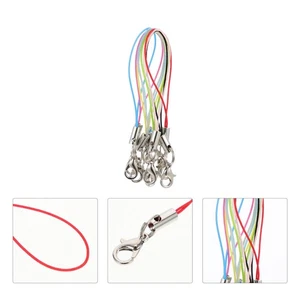 100 Pcs Seil Zum Aufhängen Von Mobiltelefonen Buntes Schlüsselband - Photo 1 sur 12