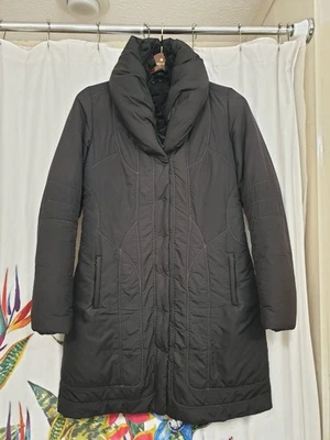 Chaqueta para mujer Eileen Tahari invierno amanecer talla M negra Foto 1 de 4