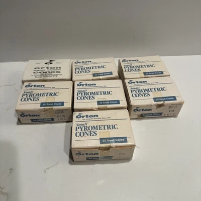 7 cajas ORTON Cono 18 06 20 05 04 Y 2x17 Caja abierta Tiene un mínimo de 48 en cada caja Foto 1 de 2