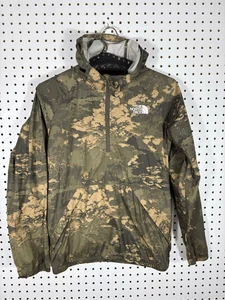 The North Face Youth Junior Windwall Lightweight Jacket Camo rain size L 14/16 - Picture 1 of 7
