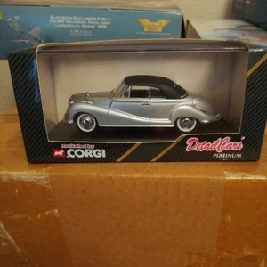 Corgi Detail Cars Art. 243  BMW 502 Cabrio Soft Top Silver UK Buyers only (2) - Picture 1 of 6