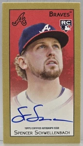 2025 Topps T205 Spencer Schwellenbach Rookie Autograph - Atlanta Braves AUTO - Bild 1 von 2