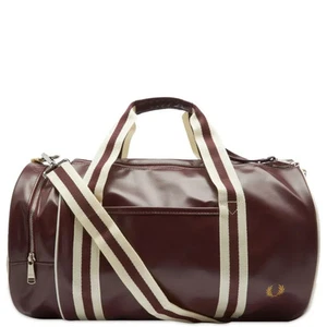 Fred Perry Classic Barrel Bag Oxblood - Foto 1 di 8