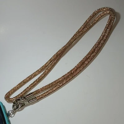 Phone Strap With Adaptor For IPhone/Smartphone Case. Crystal Encrusted Opal 46in - Image 1 of 4