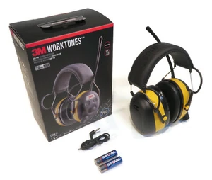 3M Peltor Worktunes AM/FM Radio Headphones w/ AA Batteries 70006983178, 90541 - Picture 1 of 9