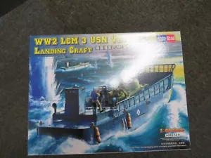 HOBBY BOSS 1:48 SCALE WW2 LCM 3 USN VEHICLE LANDING CRAFT PLASTIC KIT - Bild 1 von 1