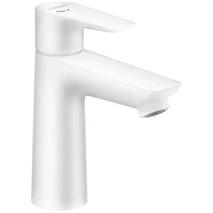 Rubinetto miscelatore lavabo Hansgrohe Talis E bianco opaco 110 CoolStart con rifiuti pop-up - Foto 1 di 2