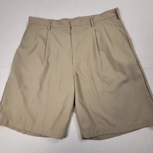 Nike Golf Dri Fit Pleated Performance Shorts Men's 36"x8" Beige - Picture 1 of 6