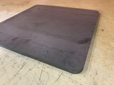 1/4" Steel Pizza Baking Plate, 1/4" x 16" x 16", Rounded Corners .25", A36 Steel - Image 1 of 4