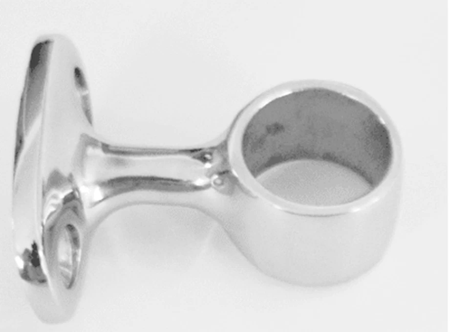 Stainless Handrail Stanchion 105 Deg 1-3/8" fits Classic Boston Whaler 3/4" - Image 1 of 1