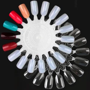 10Pcs Nail Color Display Wheel, 180 Tips Gel Polish Practice Board, Color Charts - Picture 1 of 12