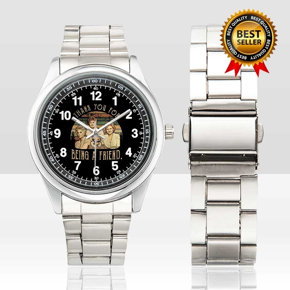 Reloj deportivo de metal con logotipo de The Golden Girls Thank You for Being A Friend Foto 1 de 1