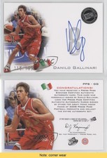 2008 Press Pass Signings Silver /199 Danilo Gallinari #PPS-DG Rookie Auto RC